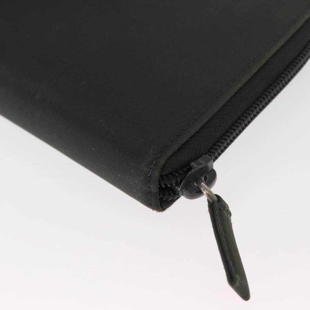 PRADA Long Wallet Nylon Khaki Auth 153670 - Picture 16 of 16